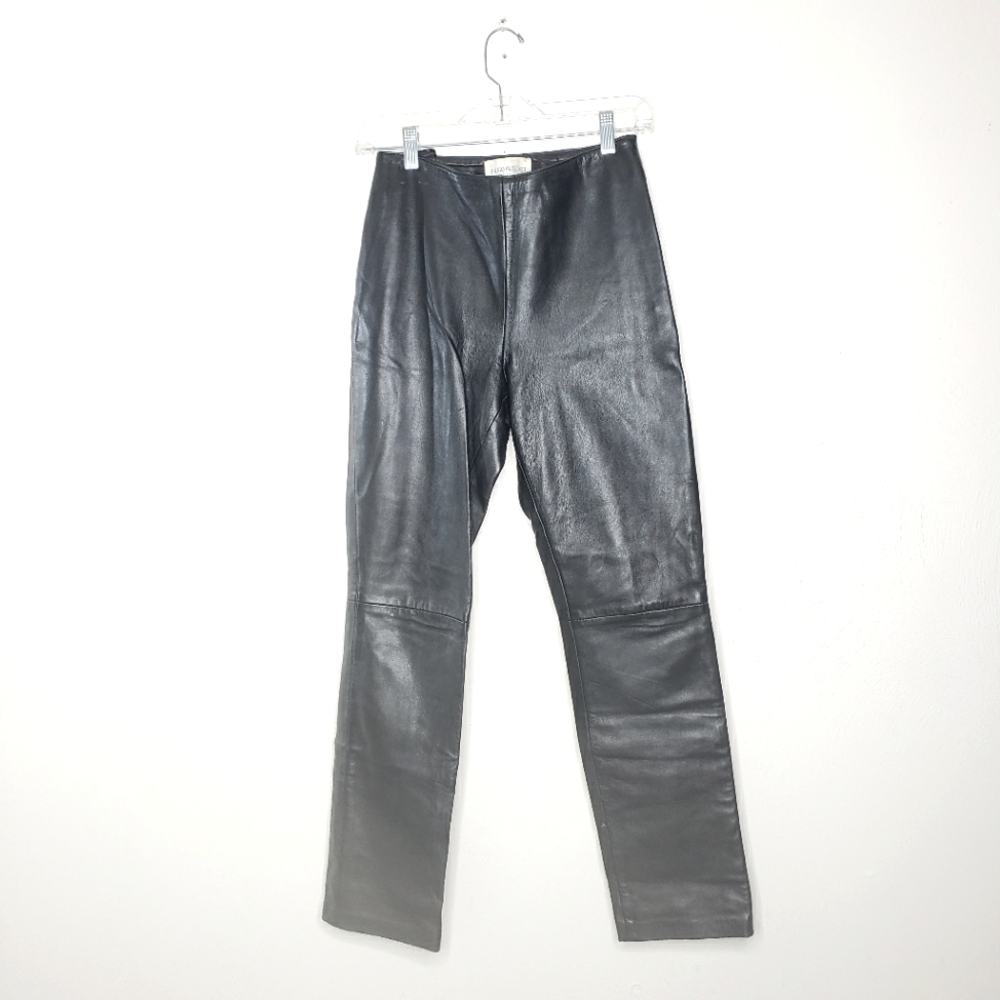 Vintage Hugo Buscati Leather Pants Size 4P